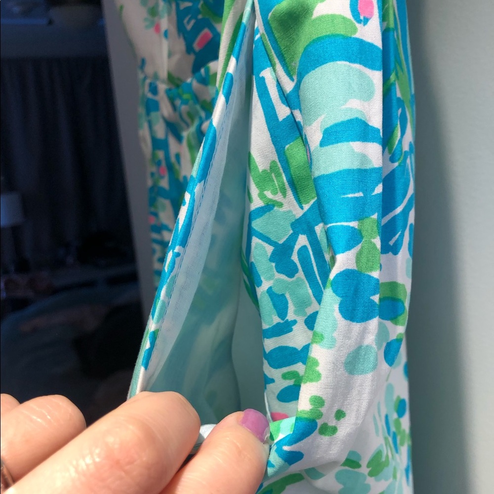 Strapless Lilly Pulitzer Lighthouse Print Dress - Picture 3 of 7